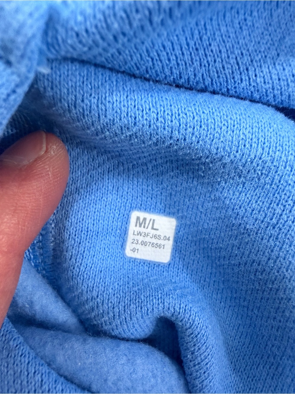 Lululemon Cropped Scuba Blue Funnel Neck Oversized Sweatshirt Pullover - Picture 16 of 17